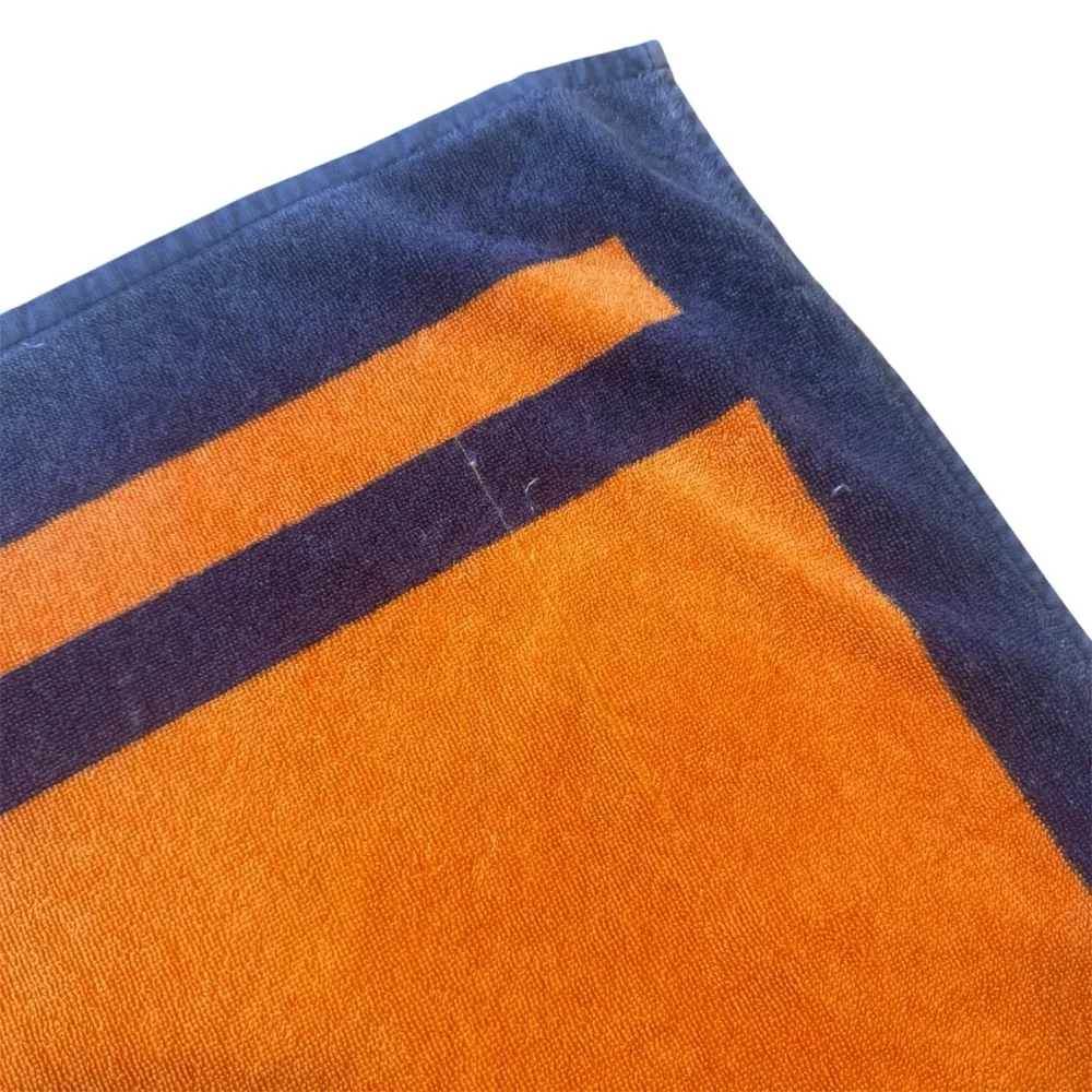 Lauren Ralph Lauren LRL Vintage Nautical Logo Beach Towel 64x35 Old Money